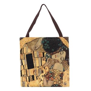 Gusset Bag "ART-Klimt-Gold Kiss"