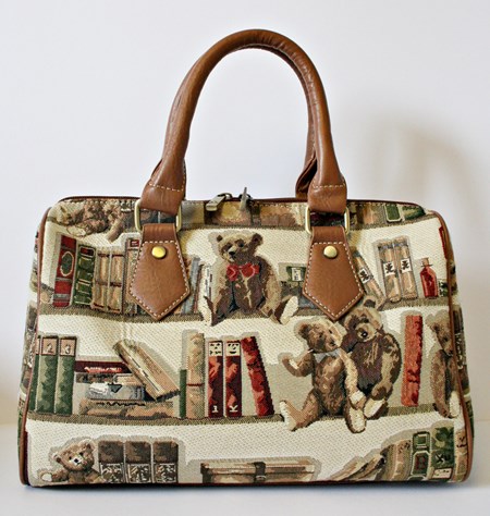 Barrel Bag "Book N Bear"