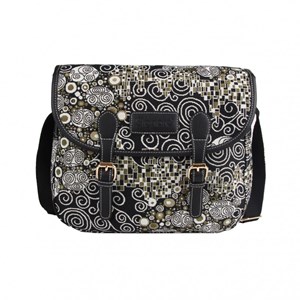 Messenger Bag "Klimt Black & White"