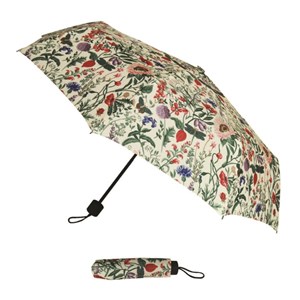 Straight Handle Folding Umbrella "Morning Garden{[qu
