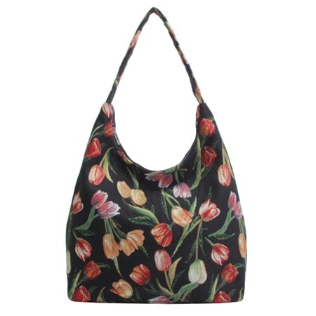 Hobo Bag "Tulip Black"